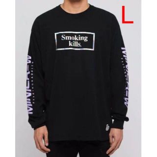 新品 FR2 MINTCREW Smoking kills ロンT L 黒 長袖(Tシャツ/カットソー(七分/長袖))