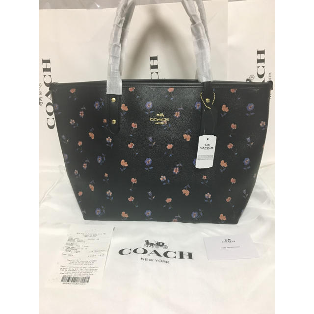 coach コーチ トートバッグ花柄 人気