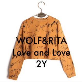 コドモビームス(こども ビームス)のセール⭐︎Wolf&Rita リリ　ラブアンドラブ　2Y(Tシャツ/カットソー)