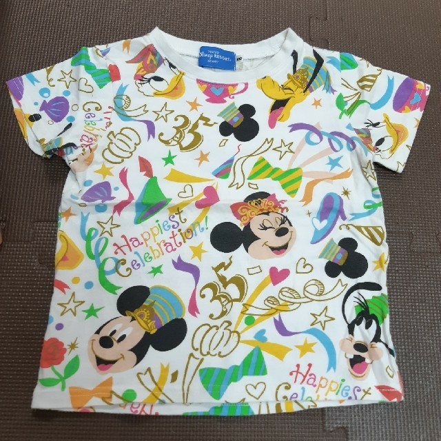 Disney(ディズニー)のサイズ100　ディズニー35周年　半袖Tシャツ キッズ/ベビー/マタニティのキッズ服男の子用(90cm~)(Tシャツ/カットソー)の商品写真