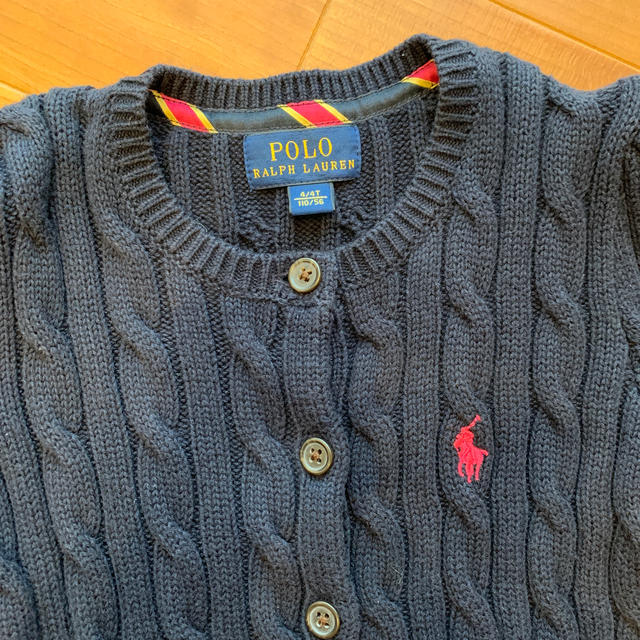 Ralph Lauren(ラルフローレン)のお値下げします❗️ラルフローレン  110センチ 女の子 カーディガン キッズ/ベビー/マタニティのキッズ服女の子用(90cm~)(カーディガン)の商品写真