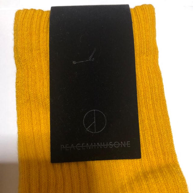 PEACEMINUSONE(ピースマイナスワン)のPEACEMINUSONE SOCKS #3 YELLOW メンズのレッグウェア(ソックス)の商品写真