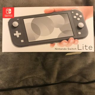 ニンテンドースイッチ(Nintendo Switch)のNintendo Switch Liteグレー(家庭用ゲーム機本体)