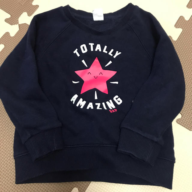 GAP(ギャップ)のGAP トレーナー キッズ/ベビー/マタニティのキッズ服女の子用(90cm~)(Tシャツ/カットソー)の商品写真