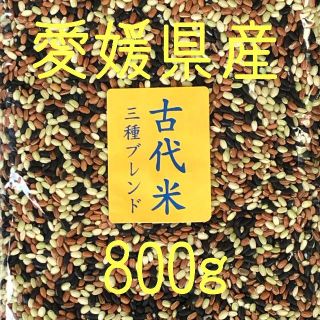 古代米3種ブレンド　愛媛県産　800ｇ(米/穀物)