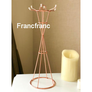 フランフラン(Francfranc)のフランフラン　キッチンツールホルダー　ピンクゴールド(収納/キッチン雑貨)