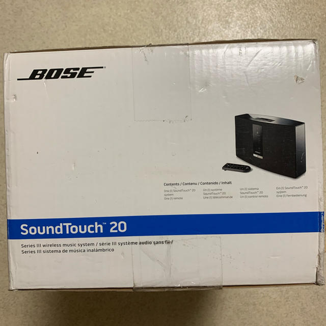 新品　BOSE soundtouch 20 series Ⅲ スピーカー