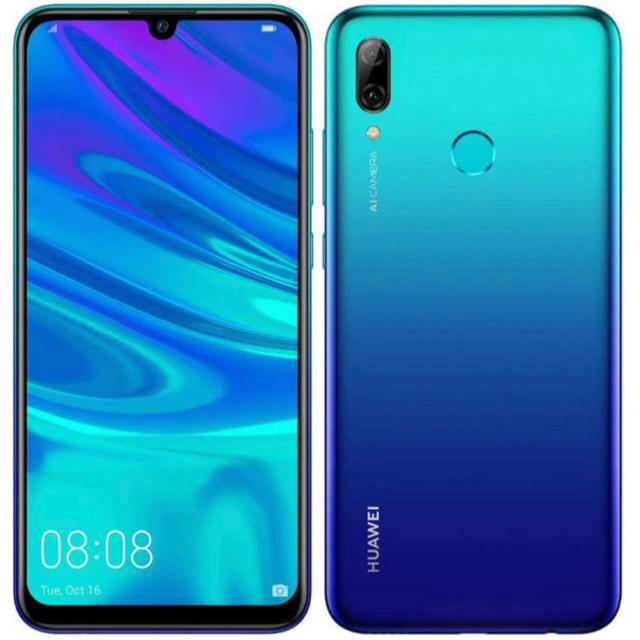 HUAWEI nova lite 3 オーロラブルー SIMフリー 新品未開封スマホ/家電/カメラ