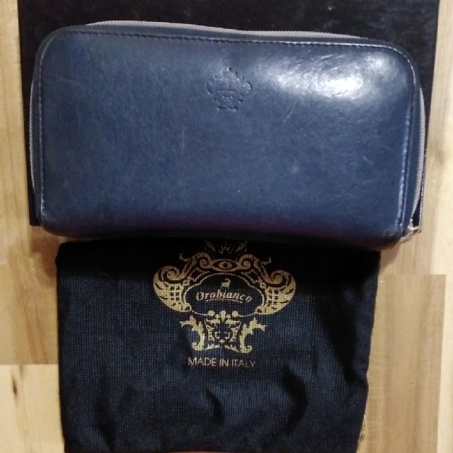 Orobianco(オロビアンコ)のオロビアンコ　長財布　濃いブルー メンズのファッション小物(長財布)の商品写真