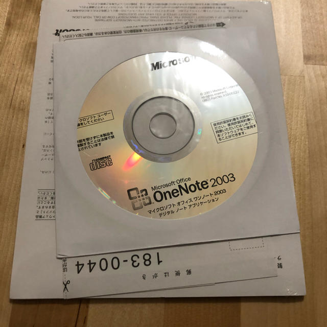 Microsoft(マイクロソフト)のMicrosoft office 2003 OneNote【未開封】 スマホ/家電/カメラのPC/タブレット(PC周辺機器)の商品写真