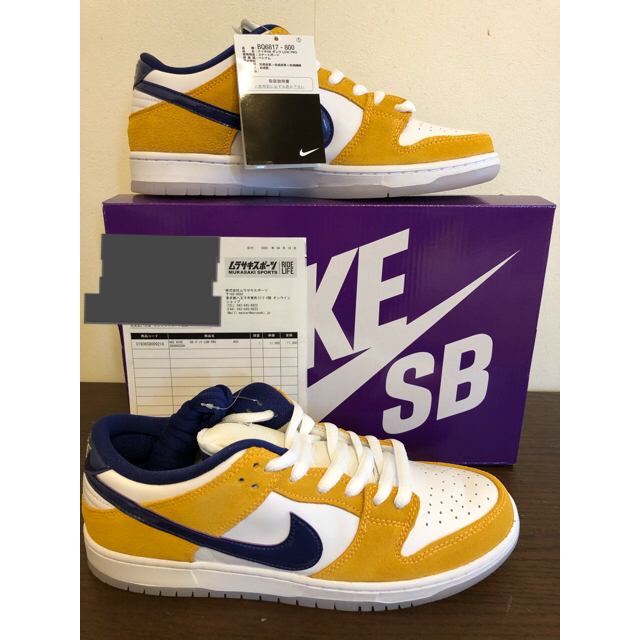 NIKE SB DUNK LOW PRO LASER ORANGE  28.5