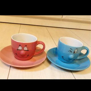 ファニーフェイス(Funny Face)のファニーフェイス  マグカップ カップ&ソーサー 新品 ペア(食器)