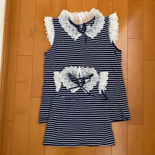 マザウェイズ(motherways)のノースリーブ　シャツ　ペア　2枚(ブラウス)