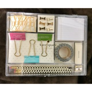 ケイトスペードニューヨーク(kate spade new york)のケイトスペード KateSpade ノベルティ文房具セット(ノート/メモ帳/ふせん)