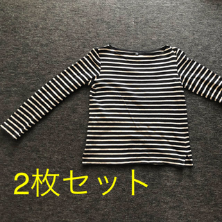 ユニクロ(UNIQLO)のユニクロ　長袖Tシャツ　2枚セット(Tシャツ(長袖/七分))