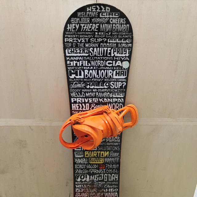 ボードburton snowboard バイン付き　160