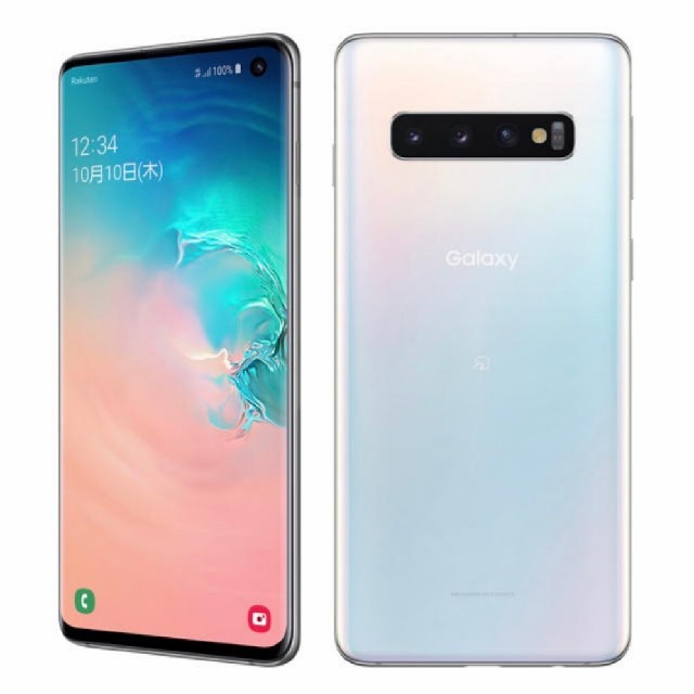 GALAXY　S10　プリズムホワイト