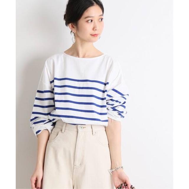 SLOBE IENA - ルーズパネルボーダーTシャツスローブイエナ