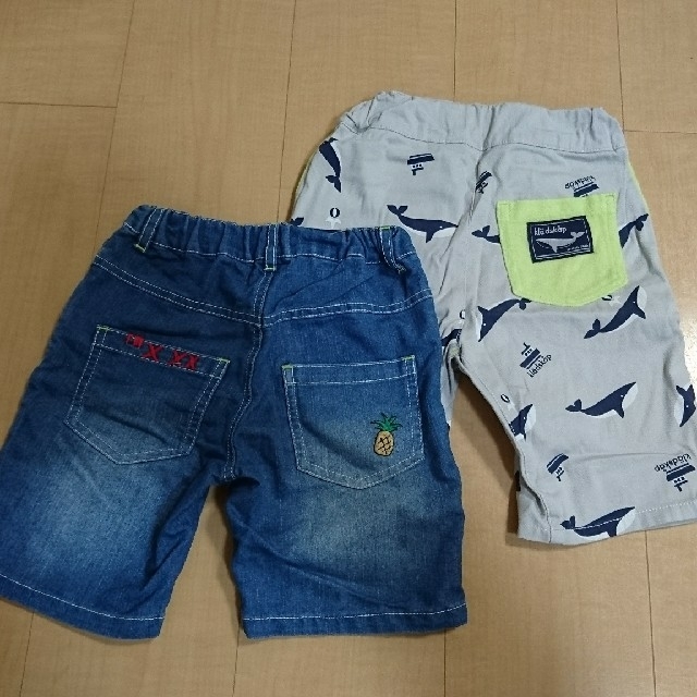 kladskap(クレードスコープ)の100 2枚セット クレードスコープ 短パン キッズ/ベビー/マタニティのキッズ服男の子用(90cm~)(パンツ/スパッツ)の商品写真