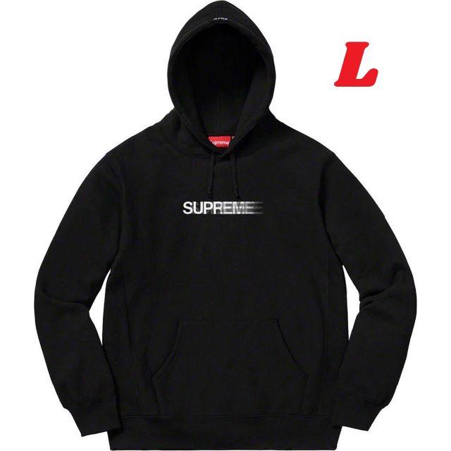 正規 Supreme Motion Logo Hooded SweatshirtBlack商品状態