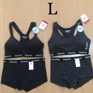 リーボック(Reebok)のスポーツブラReebok4点セット Lサイズ(ブラ&ショーツセット)