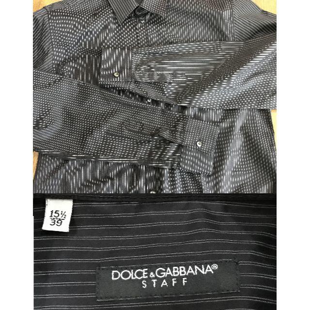 DOLCE&GABBANA イタリア製 39の通販 by あーひ's shop｜ドルチェアンドガッバーナならラクマ - DOLCE&GABBANA STAFF ドレスシャツ 新作正規品