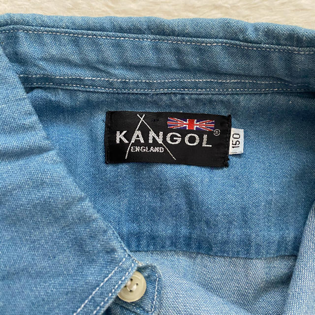 KANGOL(カンゴール)のデニムシャツ キッズ/ベビー/マタニティのキッズ服女の子用(90cm~)(Tシャツ/カットソー)の商品写真