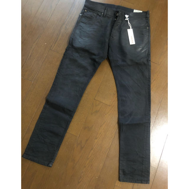 新品　diesel メンズ　デニム　ブラックパンツ