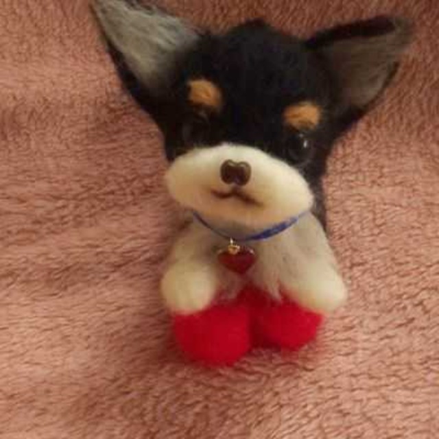 羊毛フェルトハンドメイド チワワ 羊毛フェルトハンドメイド チワワ