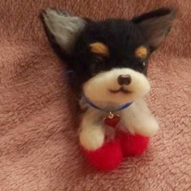 羊毛フェルトハンドメイド チワワ 羊毛フェルトハンドメイド チワワ