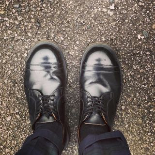 ドクターマーチン(Dr.Martens)のイングランド製　Dr. Martin steel toe ドクターマーチン(ドレス/ビジネス)