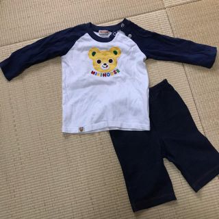 ミキハウス(mikihouse)のミキハウス80〜90cm 長袖セットアップ(Tシャツ/カットソー)