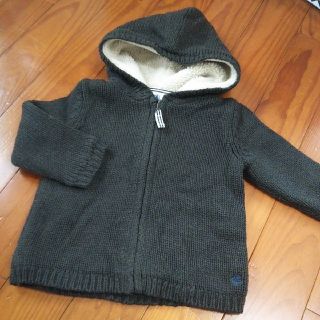 プチバトー(PETIT BATEAU)のプチバトー ジップパーカー 81cm アウター コート 男の子(ジャケット/コート)