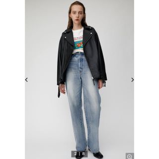 マウジー(moussy)のmoussy OVERSIZED LEATHER ジャケット(ライダースジャケット)