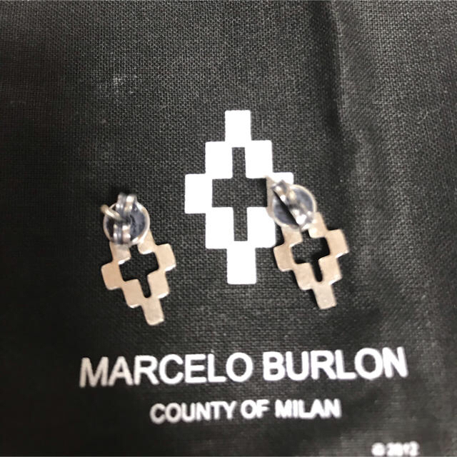 MARCELO BURLON COUNTY OF MILAN クロスロゴピアス
