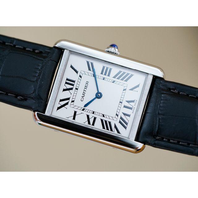 美品 カルティエ タンク ソロ シルバー LM Cartier