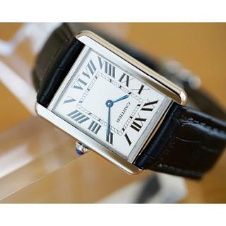 カルティエ(Cartier)の美品 カルティエ タンク ソロ シルバー LM Cartier(腕時計(アナログ))