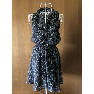 モンキ(Monki)の【USED】MONKI ドットワンピース　XS(ミニワンピース)