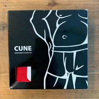 キューン(CUNE)のCUNE新品ボクサーブリーフ/メンズ Lサイズ/RED(ボクサーパンツ)