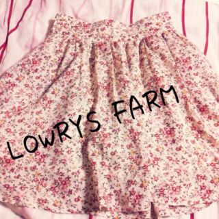 ローリーズファーム(LOWRYS FARM)のLOWRYS 花柄スカート＊°(ミニスカート)