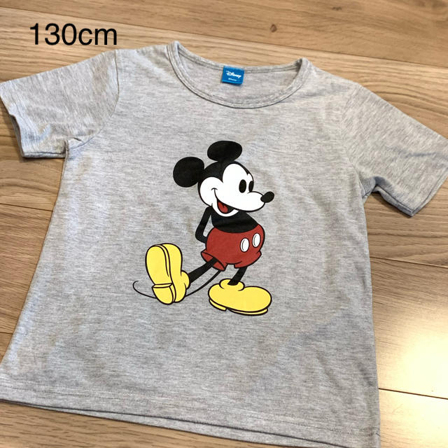 Disney(ディズニー)のキッズ130cm ミッキー半袖Tシャツ キッズ/ベビー/マタニティのキッズ服女の子用(90cm~)(Tシャツ/カットソー)の商品写真