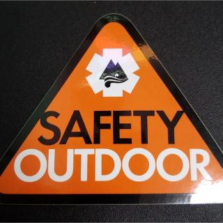 パタゴニア(patagonia)のSAFETY OUTDOOR  ステッカー(ステッカー)