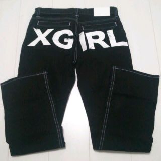 エックスガール(X-girl)のx-girl ケツロゴ 美品(カジュアルパンツ)