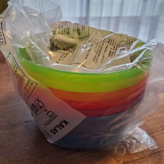 イケア(IKEA)のIKEA　６色　プラスチック器(食器)