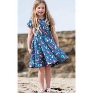 ボーデン(Boden)のSALE！完売品　新品　Frugi  オーガニック　マーメイド　フレアワンピース(ワンピース)