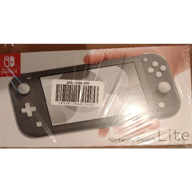 Nintendo Switch(ニンテンドースイッチ)のNintendo Switch Lite グレー 新品未開封 送料無料 エンタメ/ホビーのゲームソフト/ゲーム機本体(家庭用ゲーム機本体)の商品写真