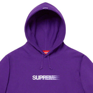 シュプリーム(Supreme)のsupreme シュプリーム モーションロゴ motion purple (パーカー)