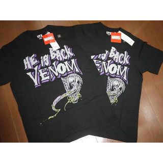 ユニクロ(UNIQLO)の2着セット ユニクロ　ヴェノム VENOM Tシャツ Mサイズ(Tシャツ/カットソー(半袖/袖なし))