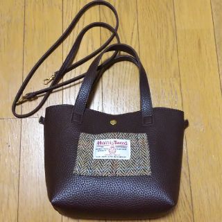 ハリスツイード(Harris Tweed)のビームスライツ特製 ハリスツイード 両A面ショルダー付きトートバッグ(ショルダーバッグ)