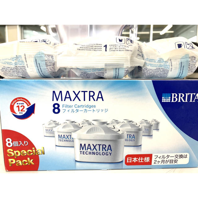 Britax(ブリタックス)のBRITA 浄水器　新品未使用カートリッジ３個セット インテリア/住まい/日用品のキッチン/食器(浄水機)の商品写真
